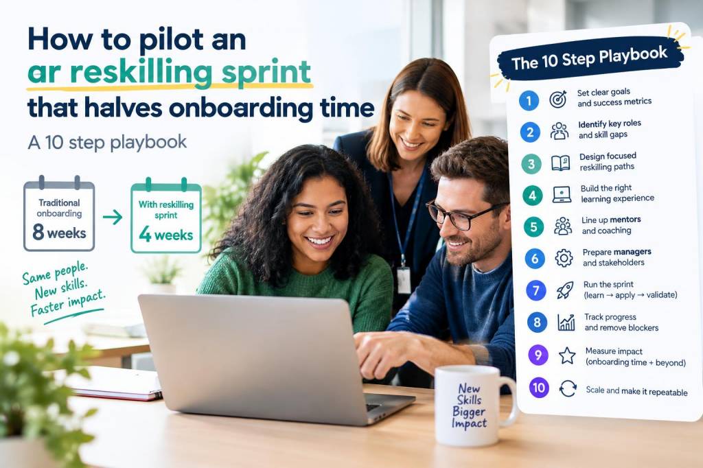 How to pilot an ar reskilling sprint that halves onboarding time: a 10-step playbook