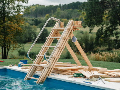 Construire soi-même un accès bois pour piscine: step-by-step guide