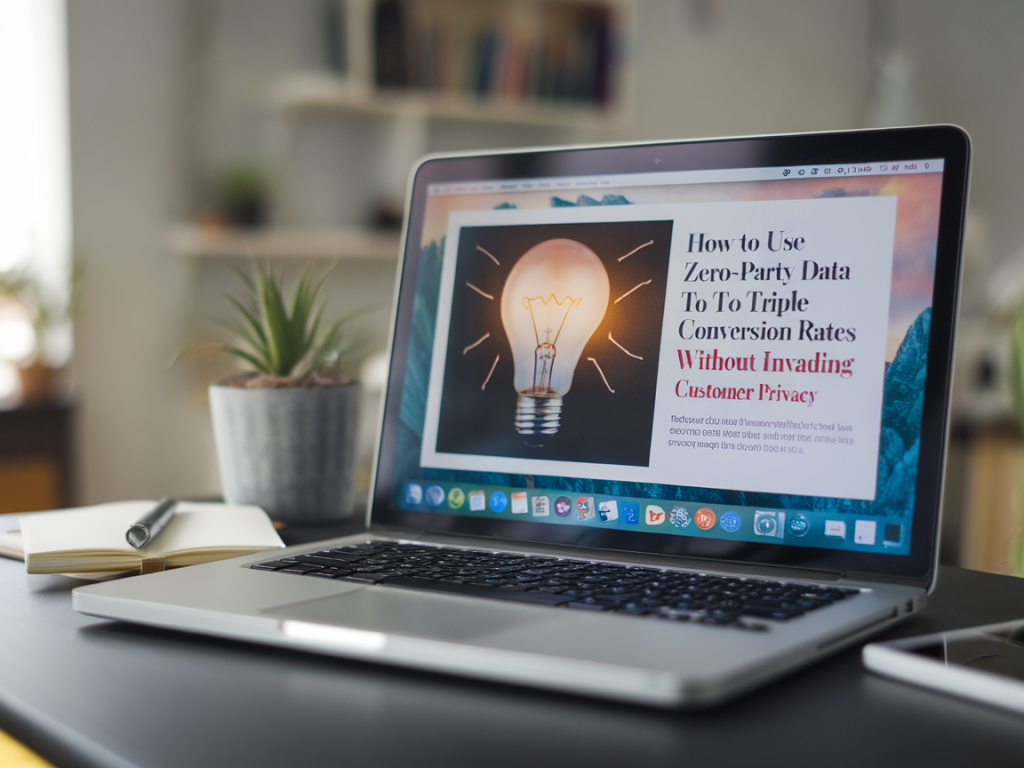 How to use zero-party data to triple conversion rates without invading customer privacy