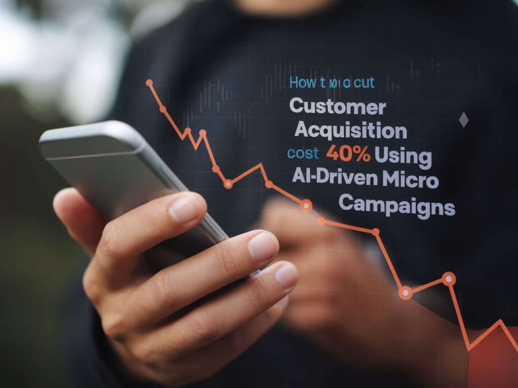 How to cut customer acquisition cost by 40% using ai-driven micro-campaigns