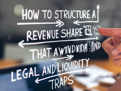 How to structure a tokenized revenue share that avoids legal and liquidity traps