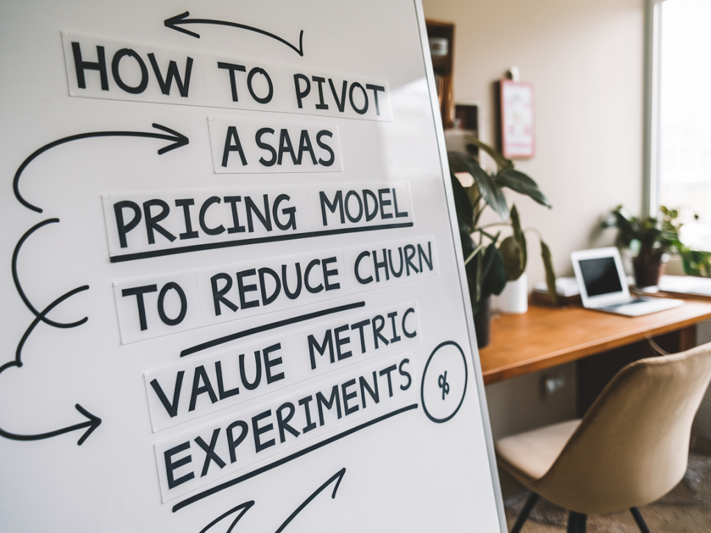 How to pivot a saas pricing model to reduce churn using value-metric experiments